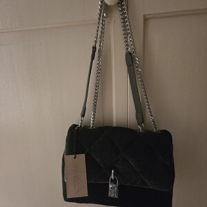 Steve Madden Black Chain Strap Shoulder Bag